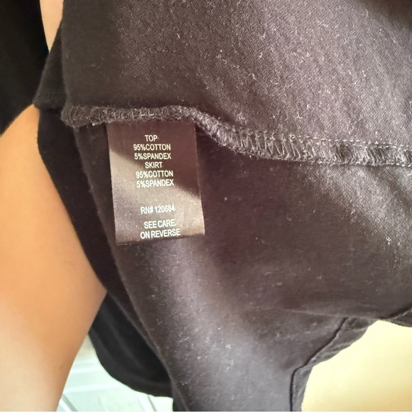 Torrid Pink and Black Striped Dress Women's Size 0 Large Cotton Blend - Picture 4 of 7